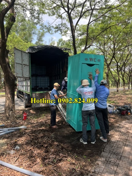 thuê toilet di động 